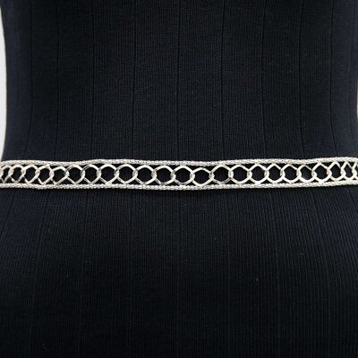 Silver Chain Link Chain Belt