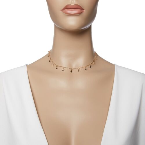 Delicate Circle Chain Choker