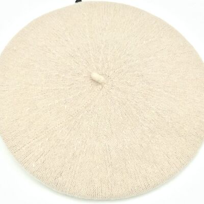 Cream beret