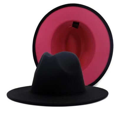 Black Fedora With Red Bottom
