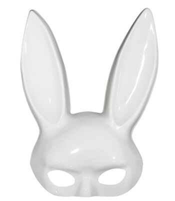 Masque de lapin blanc