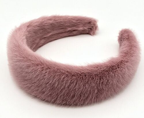 Blush Faux Fur Headband
