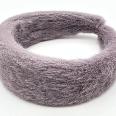 Lilac Faux Fur Headband