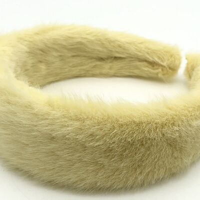 Lemon Faux Fur Headband