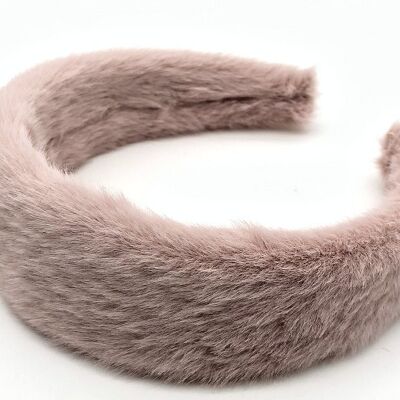 Light Pink Faux Fur Headband