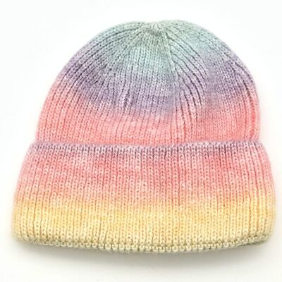 Pastels Knitted Beanie Hat