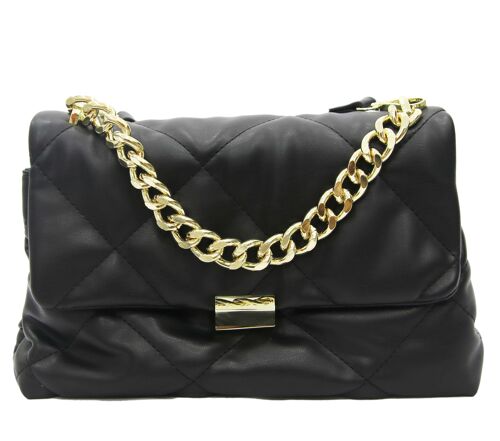Black Quilted Bag