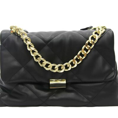 Black Quilted Bag