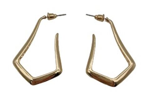 Gold Abstract Earrings