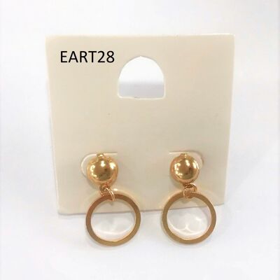small circular earrings