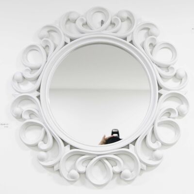 White Circle Mirror