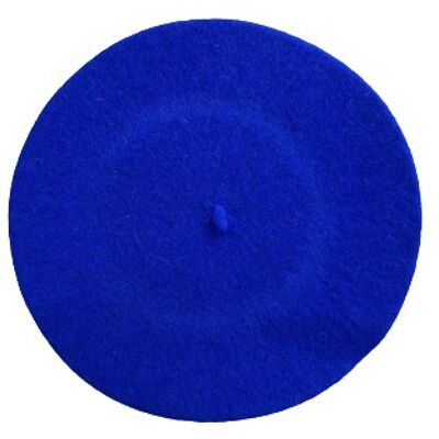 Royal Blue Felt beret