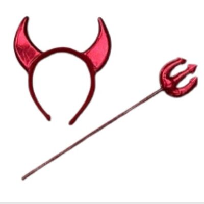 Red Devil Horns with Fork