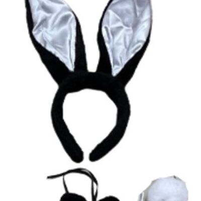 Black Bunny Outfit Set
