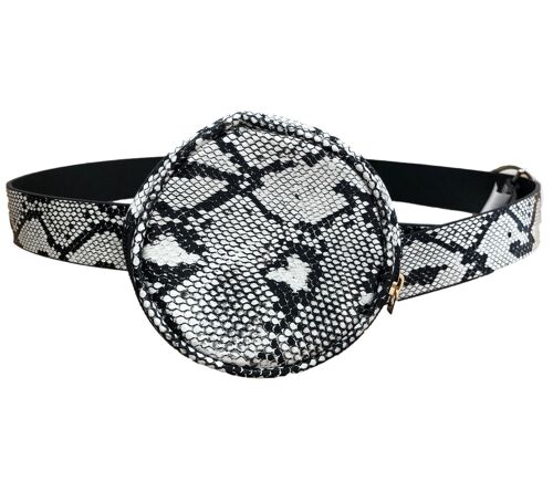 Grey Leopard Belt Bag