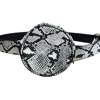 Grey Leopard Belt Bag