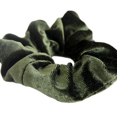 Velvet Scrunchie - KHAKI