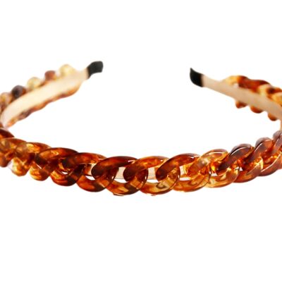 Brown Chain Link Headband