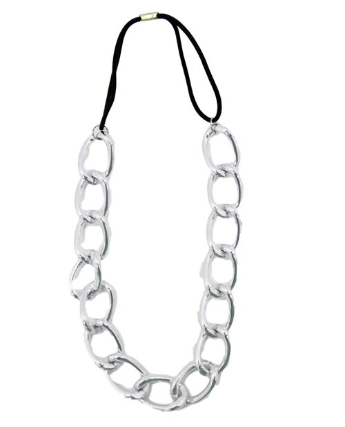 Silver Chain Link Headband