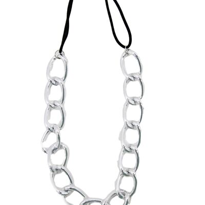 Silver Chain Link Headband