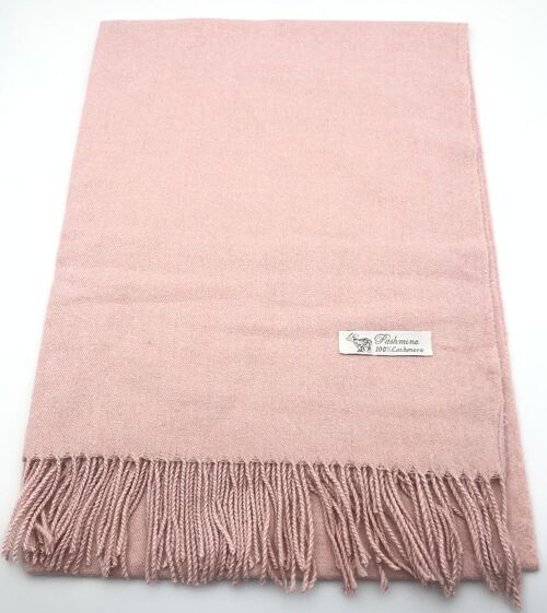 Plain Marl Soft Touch Thick Scarf - L.PINK