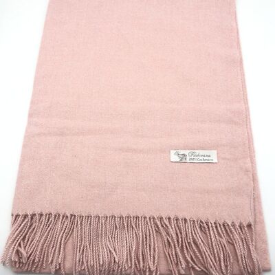 Plain Marl Soft Touch Thick Scarf - L.PINK