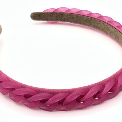 Pink Chain Link Headband
