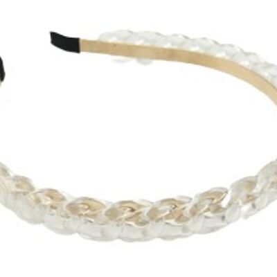 Clear Chain Link Headband