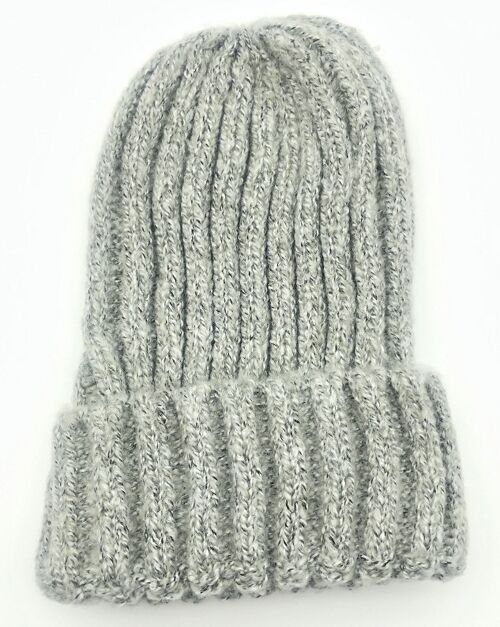 Ribbed Thick Knitted Beanie