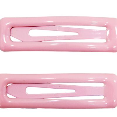 Pink RECTANGLE HAIR CLIP