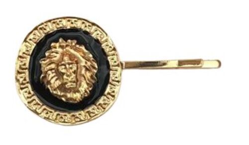 Gold Lion Hair Slide