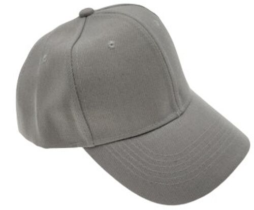 Light Grey Plain Cap