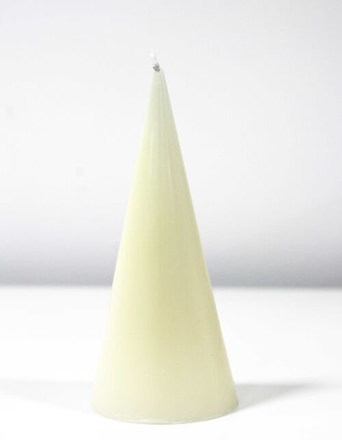 White Cone Candle