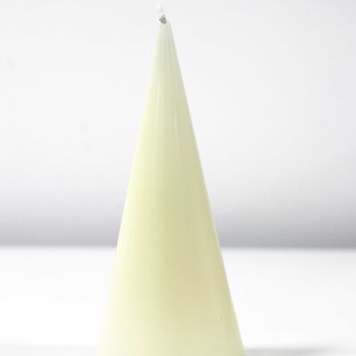 White Cone Candle