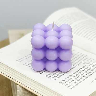 Lilac Multi Ball Candle