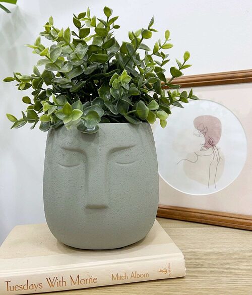 Face Vase Grey