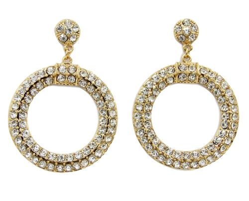 Diamante Ring Earrings