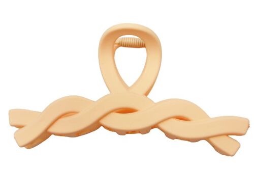 Orange Twist Hair Claw