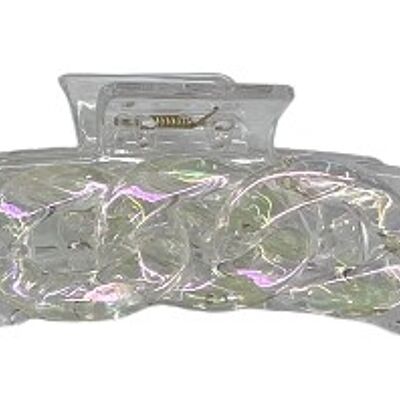 Holographic Chain Hair Claw