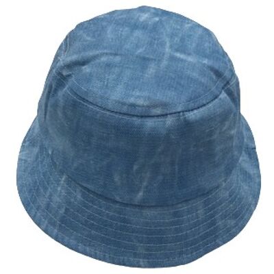 Blue Tie Dye Bucket Hat