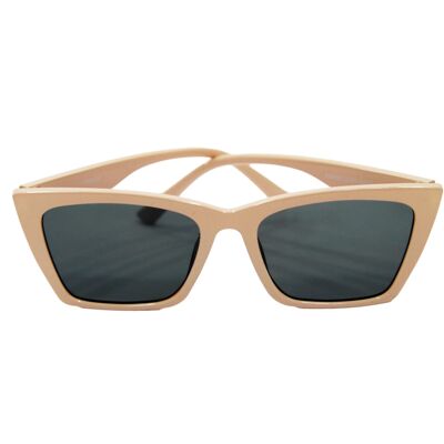 Brown Frame Grey Lenses  Cat Eye Sunglasses