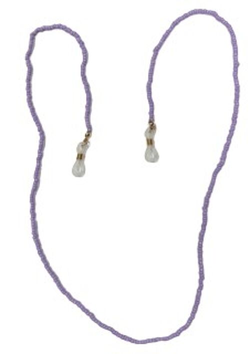 Lilac Beaded Sunglasses Chain