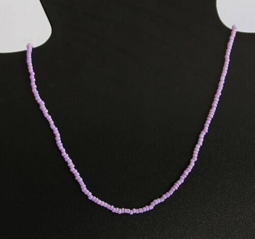 Lilac Beaded Necklace