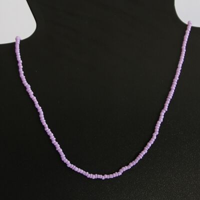 Lilac Beaded Necklace