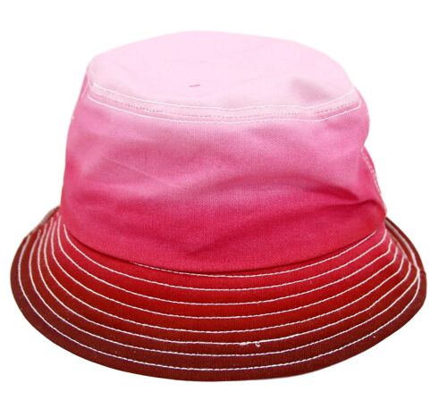 Pink Tie Dye Ombre Bucket Hat
