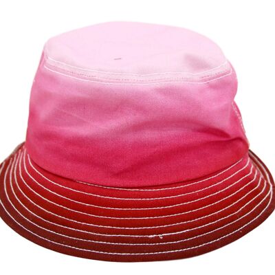 Pink Tie Dye Ombre Bucket Hat