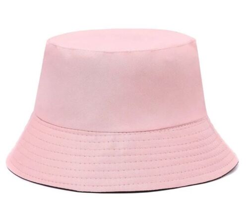 Pink and Black Reversible Bucket Hat