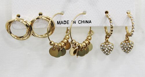 Gold Earring Multi Pack