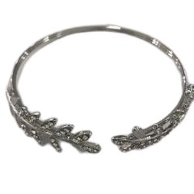 Diamante Leaf Upper Arm Cuff