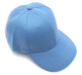 Casquette de baseball unie bleue